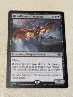 mtg Bloodletter of Aclazotz, vampire demon, Lost Caverns of Ixalan, unplayed - Image 1