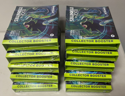 2025 Magic The Gathering Edge of Eternities Collector Booster Omega 10 Box Lot - Image 1