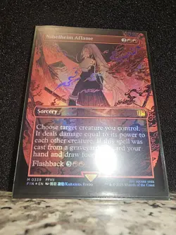 Final Fantasy MTG - Nibelheim Aflame Mythic Foil Borderless (Near Mint) - Image 1