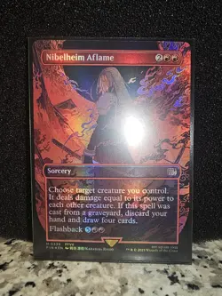 Final Fantasy MTG - Nibelheim Aflame Mythic Foil Borderless (Near Mint) - Image 2