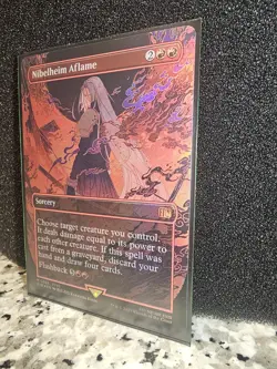 Final Fantasy MTG - Nibelheim Aflame Mythic Foil Borderless (Near Mint) - Image 3