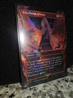 Final Fantasy MTG - Nibelheim Aflame Mythic Foil Borderless (Near Mint) - Image 4