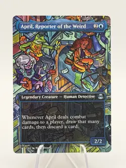 April, Reporter of the Weird (Borderless) [Teenage Mutant Ninja Turtles] M/NM - Image 1