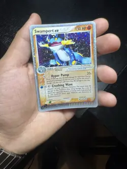 Pokemon Swampert ex Holo Rare EX Team Rocket Returns 95/109 150 HP English - Image 1