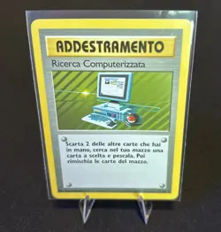 Vintage Pokemon Card Addestramento Ricerca Computerizzata Base Set Rare 71/102 - Image 1