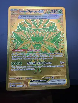Pokemon TCG: Teal Mask Ogerpon ex 177/131 Sv: Prismatic Evolutions Holo - Image 1