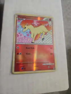 Ponyta 72/102 Triumphant REVERSE Holo 2010 Pokemon - Image 1