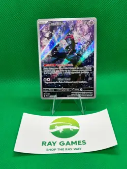Pokemon TCG Munkidori 072/064 Shrouded Fable Illustration Rare Holo LP - Image 1