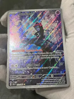 Pokemon TCG Munkidori 072/064 Shrouded Fable Illustration Rare Holo LP - Image 4