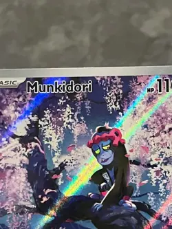 Pokemon TCG Munkidori 072/064 Shrouded Fable Illustration Rare Holo LP - Image 5