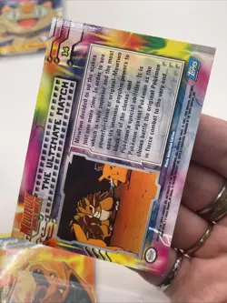 THE ULTIMATE MATCH #34 - RAINBOW HOLO TOPPS BLUE MEWTWO SB - POKEMON CARD NM - Image 4