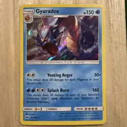 GYARADOS - Sun & Moon Burning Shadows 33/147 Reverse Holo Rare - Pokemon TCG - Image 1