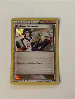 ** 107a/122 HOLO Professor Sycamore Pokemon XY Breakpoint NM - Image 1