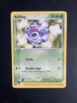 Pokemon TCG Koffing EX Ruby and Sapphire 54/109 Regular Common LP - Image 1