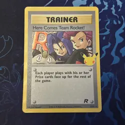 Pokemon Here Comes Team Rocket 15/82 25th Anniversary Celebrations NM/MINT - Image 2