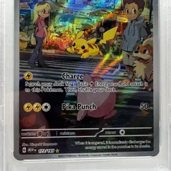 2023 POKEMON MEW EN-151 #173 PIKACHU ILLUSTRATION RARE - PSA 8 NEAR MINT/MINT - Image 3