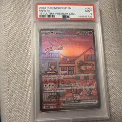MEW EX 151 ULTRA-PREMIUM COLL POKEMON SVP EN-SV BLACK STAR PROMO 2023 053 PSA 9 - Image 1