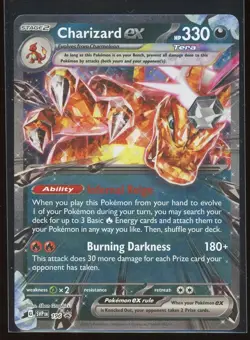 Charizard ex 2025 Pokemon Scarlet & Violet Promos #196 Black Star Promo Holo - Image 1