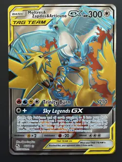 Moltres & Zapdos & Articuno GX Full Art 66/68 - Hidden Fates - Pokemon - Image 1