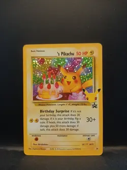 Pokemon Celebrations Classic Collection Birthday Pikachu 24/53 Stamped Holo NM - Image 1