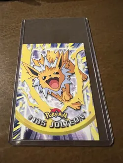 2000 Topps Pokemon Series 3 #135 Jolteon TV Animation Edition Blue - Image 1