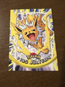 2000 Topps Pokemon Series 3 #135 Jolteon TV Animation Edition Blue - Image 3