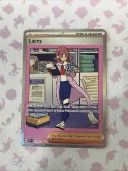 Lacey 175/131 Prismatic Evolutions Pokemon Illustration Rare - NM - Image 1