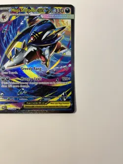 Mega Sharpedo ex 127/094 Me02: Phantasmal Flames Holo Pokemon SIR - Image 3
