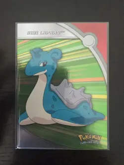 2000 Topps Pokemon TV Animation Series 3 Heroes & Villains Lapras #HV13 LP - Image 1