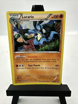 Lucario BW85 PR-BLW Holo Promo BW Black Star Promos Pokemon NM - Image 2