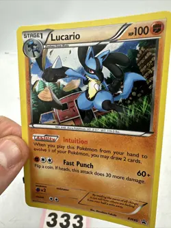 Lucario BW85 PR-BLW Holo Promo BW Black Star Promos Pokemon NM - Image 4