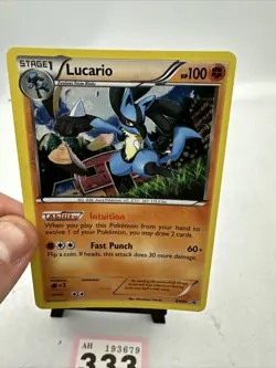 Lucario BW85 PR-BLW Holo Promo BW Black Star Promos Pokemon NM - Image 5