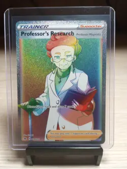 Pokemon TCG Professor's Research 209/202 Trainer Sword & Shield Rainbow Rare NM - Image 1