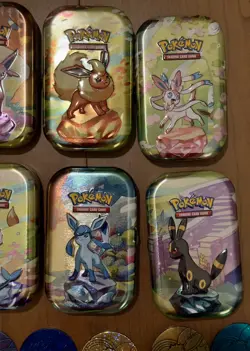 Pokemon TCG Prismatic Evolutions Costco Exclusive Mini Tins + Promos *No packs - Image 3