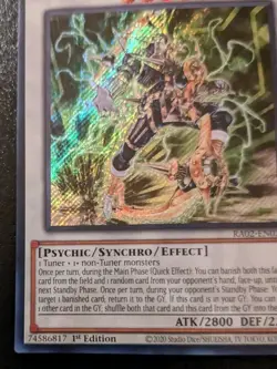 PSY-Framelord Omega RA02-EN028 1st Ed. Secret Rare Rarity Collection II Yu-Gi-Oh - Image 4