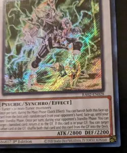 PSY-Framelord Omega RA02-EN028 1st Ed. Secret Rare Rarity Collection II Yu-Gi-Oh - Image 5