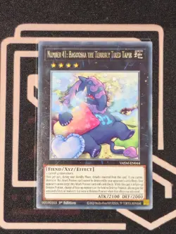 VASM-EN044 Number 41: Bagooska the Terribly Tired Tapir Rare 1st Edition YUGIOH - Image 1