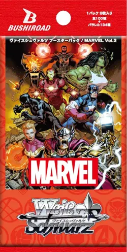 【DDP】2024 Weiss Schwarz Marvel Vol.2 booster Box Japanese SEALED New - Image 2