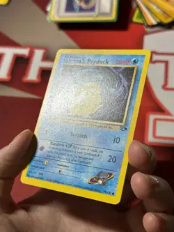 SABRINA'S PSYDUCK 99/132 Gym Challenge 1st EDITION Pokemon TCG card NM+ - Image 2