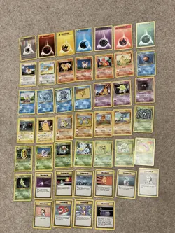Pokemon TCG Base Set 46 unique cards NM condition -unplayed - Image 1