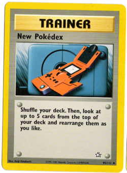 New Pokedex 95/111 Neo Genesis Pokemon Card - Image 1