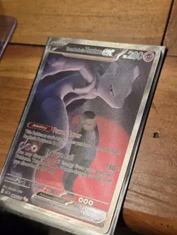 Pokemon Team Rocket's Mewtwo EX Ultra Rare Holo 280 HP Ability Card 281/217 - Image 2