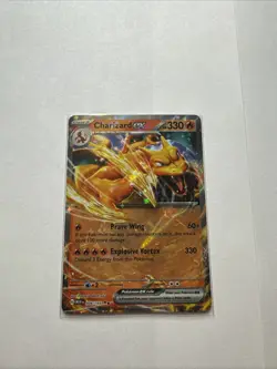 Pokemon TCG Scarlet & Violet 151 Charizard EX Double Rare Holo Card 006/165 - Image 1