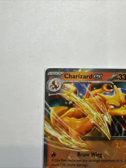 Pokemon TCG Scarlet & Violet 151 Charizard EX Double Rare Holo Card 006/165 - Image 2