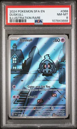 Duskull 068/064 Sv: Shrouded Fable Holo PSA 8 Pokemon Card - Image 1