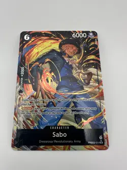 Sabo Alt Art Prb02-014 One Piece Card Game English NM+ - Image 1