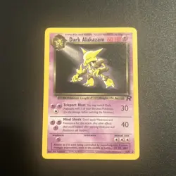 Pokemon Dark Alakazam TCG Card 18/82 Non-Holo NM Very Clean - Image 1