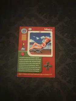 Pokemon Card - Misty TV3 - Blue Logo - Topps Series 1 - Image 2