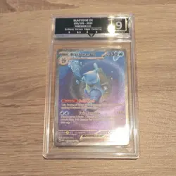 PSA 9 MINT - Blastoise ex 200/165 Scarlet & Violet 151 English Pokemon Card - Image 1