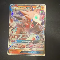 Pokemon GX Holo Card Lot Lycanroc GX Solgaleo GX Zoroark GX Lurantis GX 5 Cards - Image 3